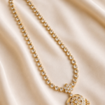 Vintage Style Attigai | Traditional Gold Finish Bridal Necklace Set