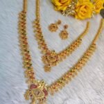 GPH001 Gold Plated Haram | Designer Haram | Josnima Jewels