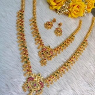 GPH001 Gold Plated Haram | Designer Haram | Josnima Jewels