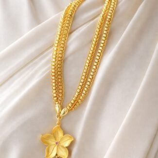 Premium Dollar Chain for Women | Gold Finish Designer Pendant Chain