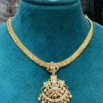 ATT014 | Vintage Style AD Attigai Necklace | Josnima Jewels