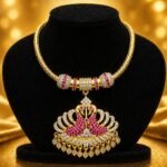 Ad Attigai ATT010 | Traditional Gold Finish Temple Jewellery