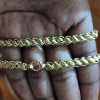 Pure Panjalogam Unpolished Handmade Chain | Traditional 5 Metal Chain