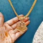 Premium Impon Attigai Necklace | Traditional Gold Finish Bridal Attigai | Code: ATT004