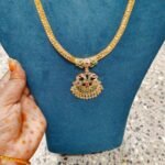 Premium Impon Attigai Necklace | Traditional Gold Finish Bridal Attigai | Code: ATT005