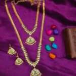 IMH001 Traditional Impon Haram – Elegant South Indian Jewellery