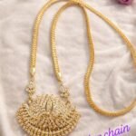IMDC003 Premium Impon Lakshmi Dollar Chain | Gold Plated Temple Jewellery